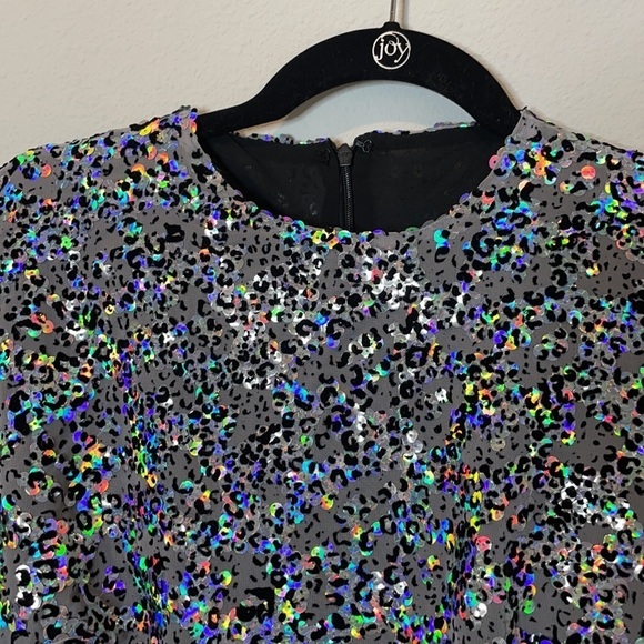 NWT Sandra Mansour
Sequined Velvet Leopard Mini - Picture 10 of 17